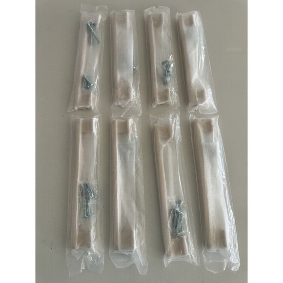 Alzassbg Brushed Brass Cabinet Pulls, 7-1/2 Inch Hole Centers cabinet drawer 8pc - Picture 11 of 15